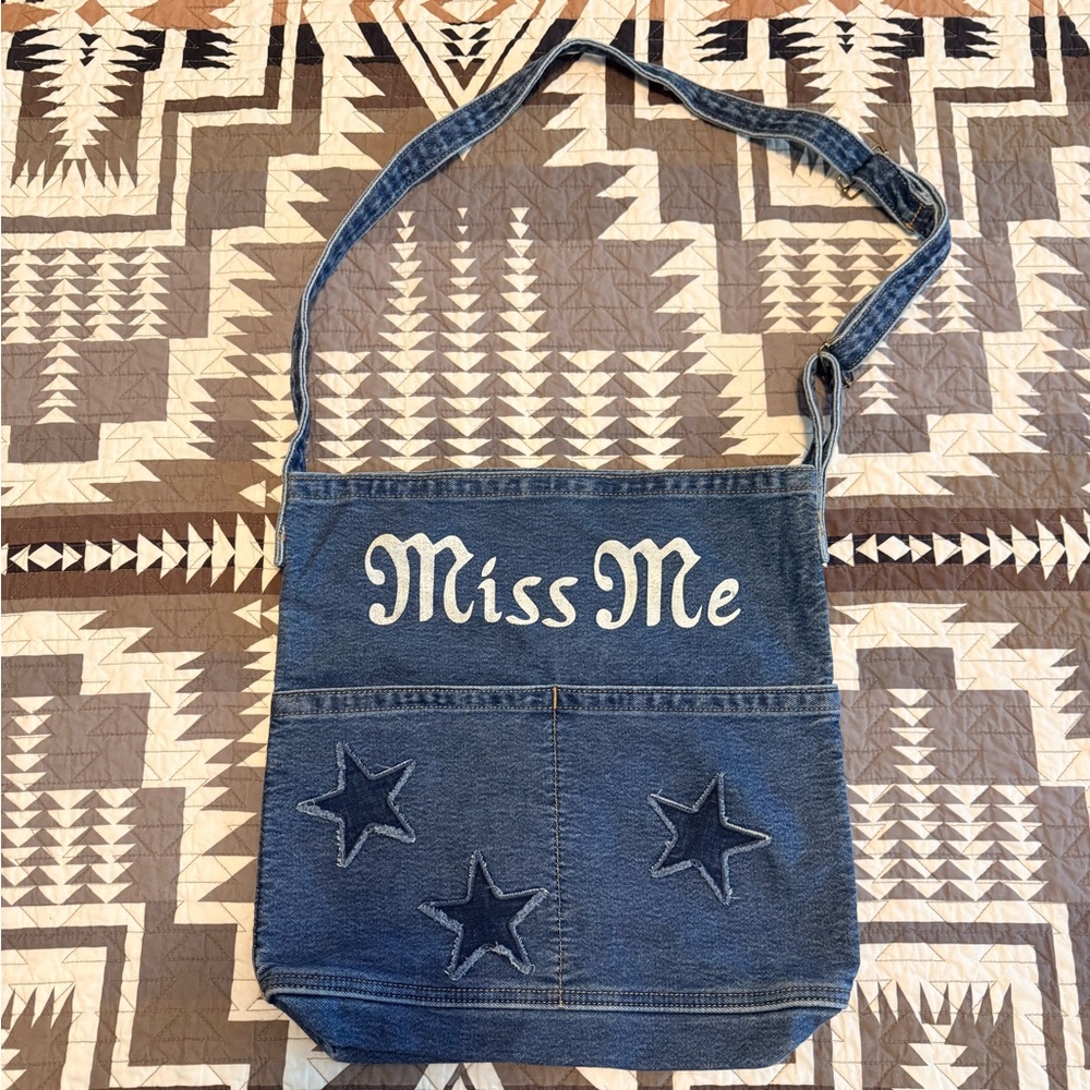NWOT Miss Me Jean Tote
